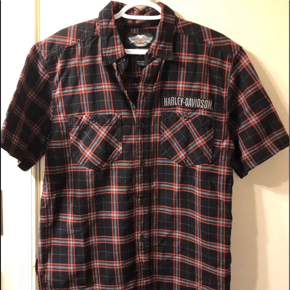 Harley Davidson Flannel S Button Down